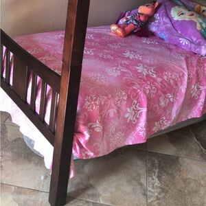 Pink Floral Bedding Set